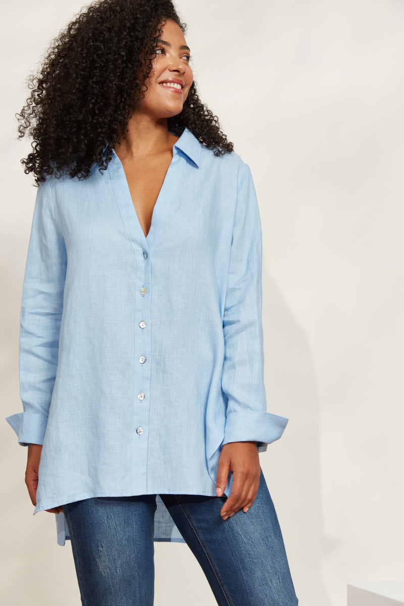 Sojourn Shirt - Blue eb&ive