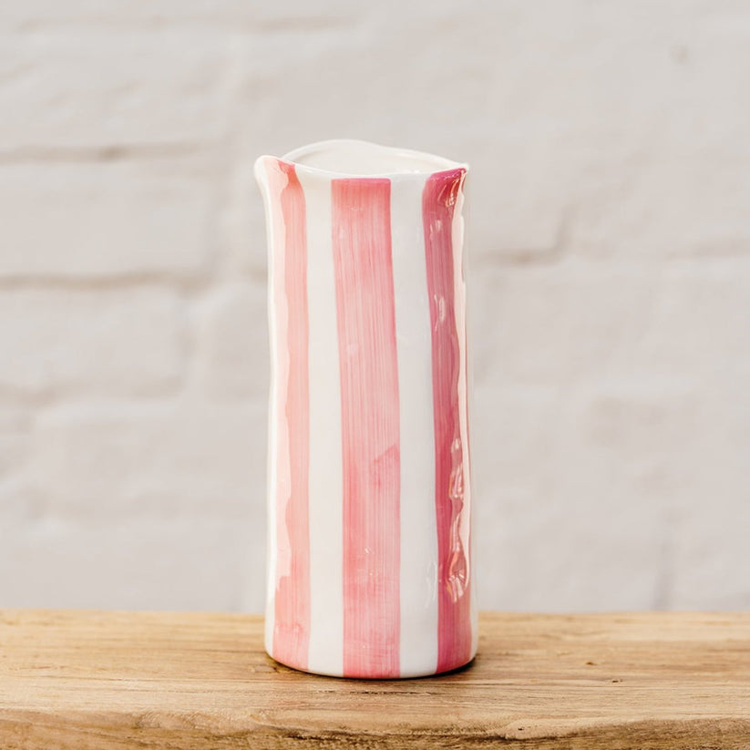 Pink Stripe Med Vase /Noss & Co