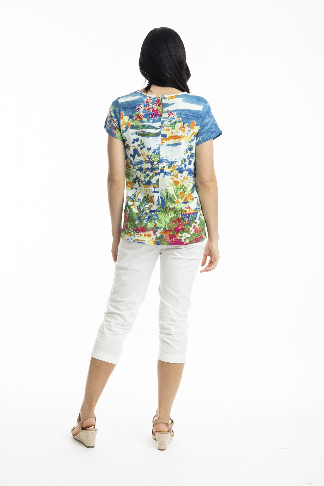 V Neck T-Shirt Positiano shirt / Orientique