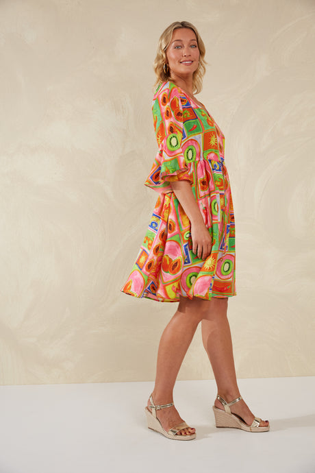 Portofino Tie Dress - Spritz / Haven