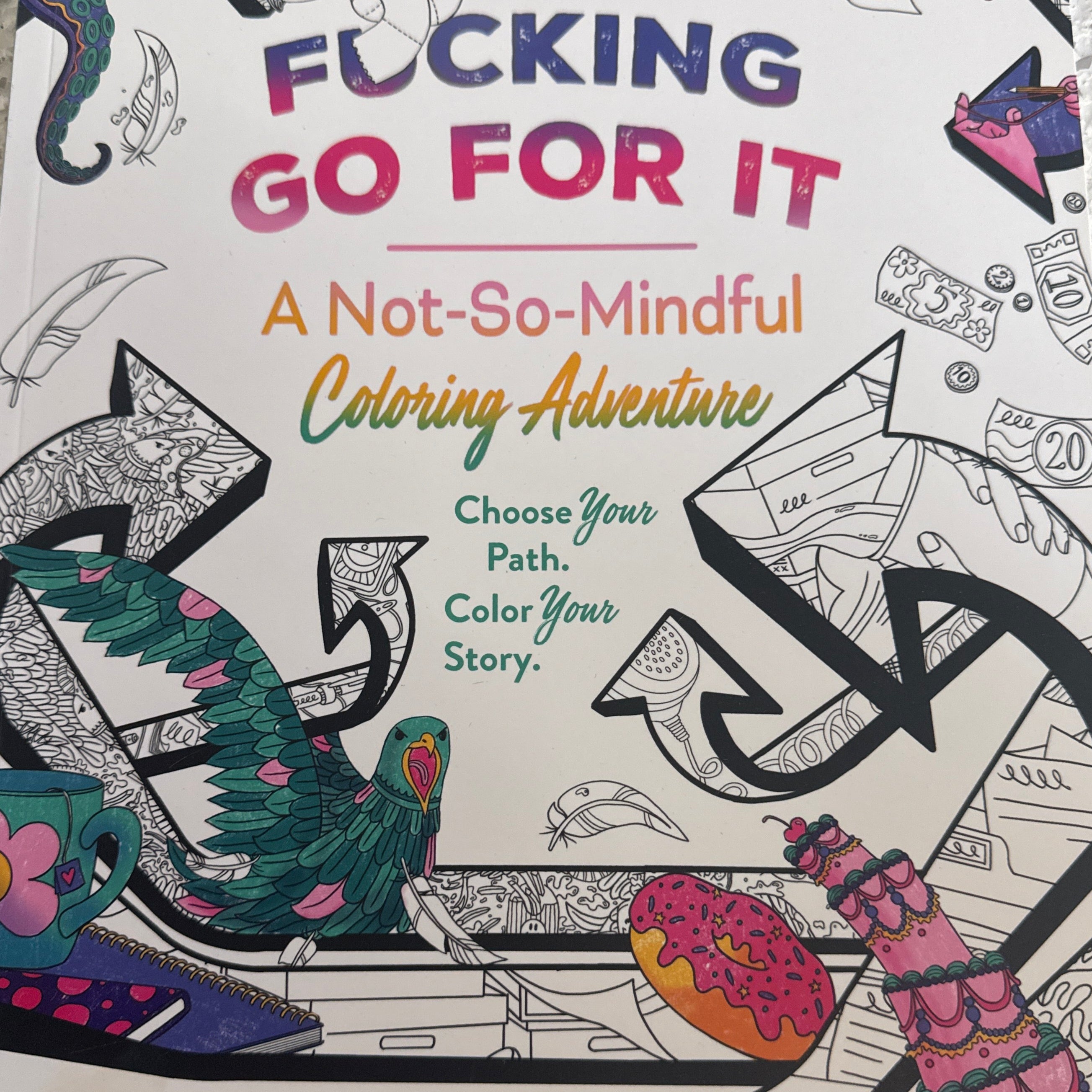 F*cking Go For It Colouring Adventure