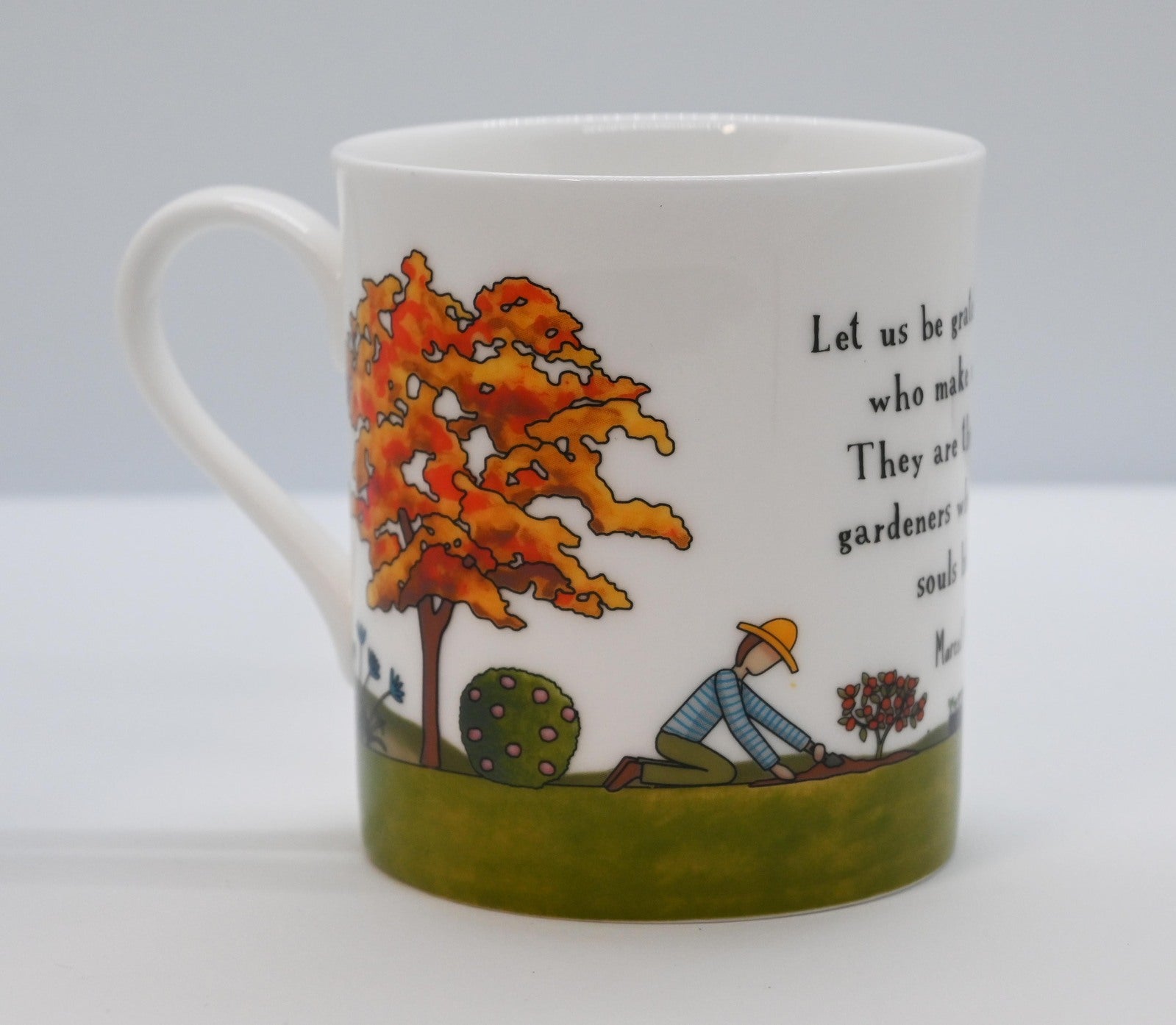 red tractor designs -A Day In The Garden Mug