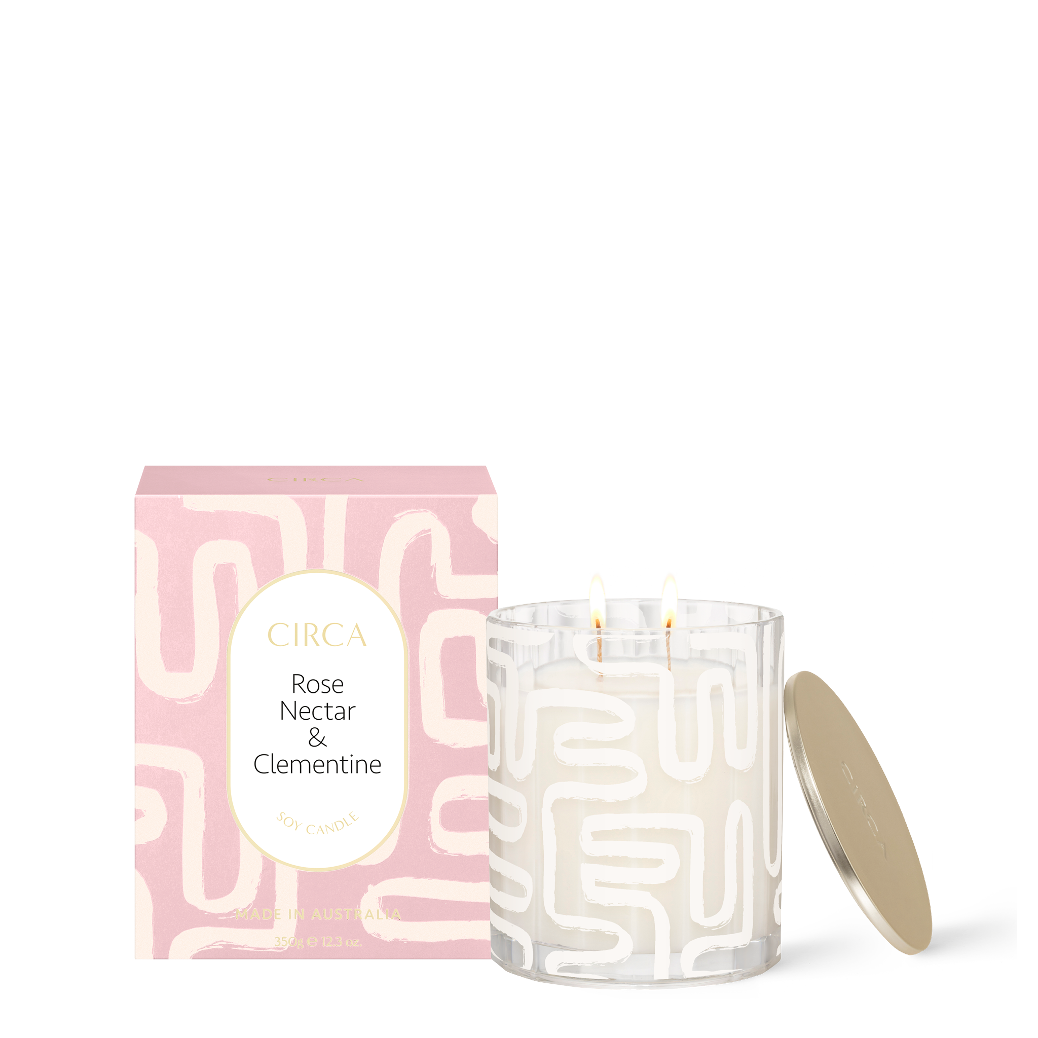 Limited Edition ROSE NECTAR & CLEMENTINE Soy Candle 350g