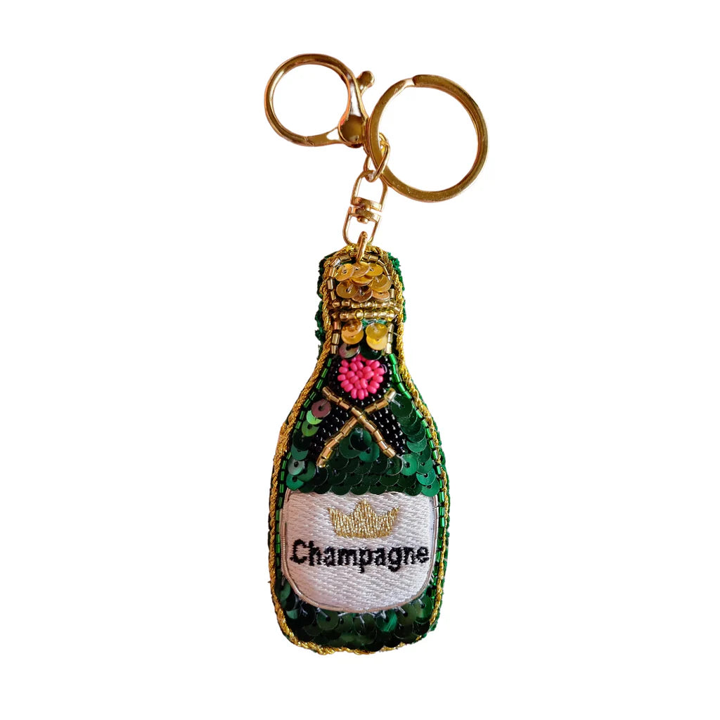 Champagne Key Chain