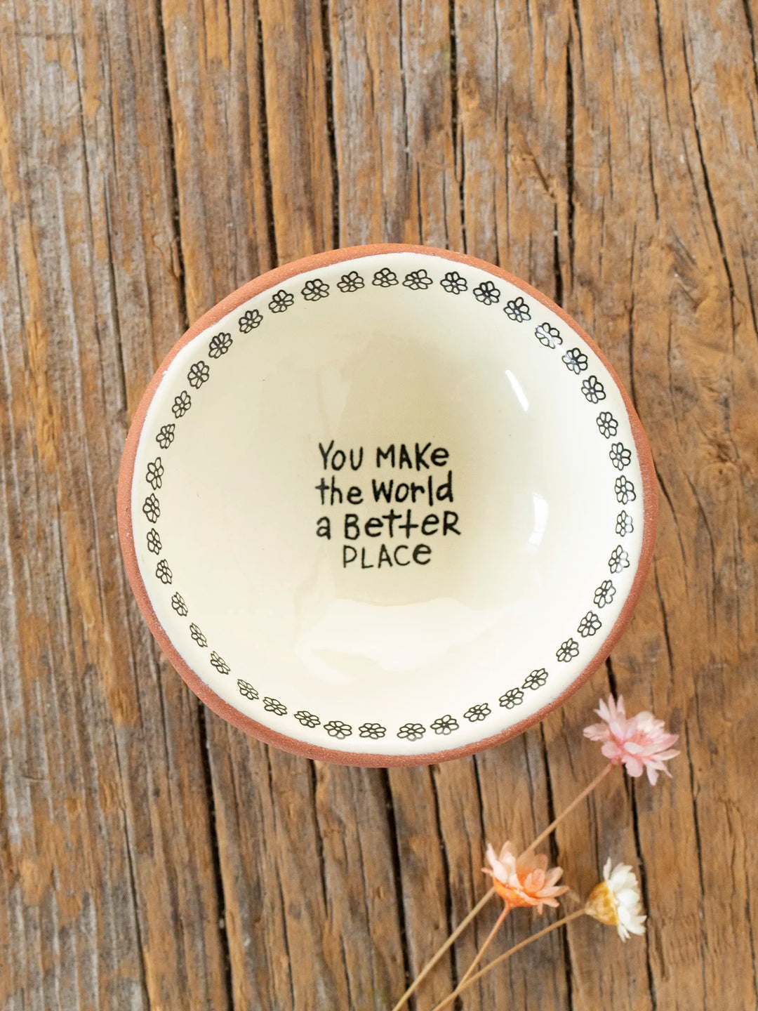 Tiny Trinket Dish - You Make the World A Better Place