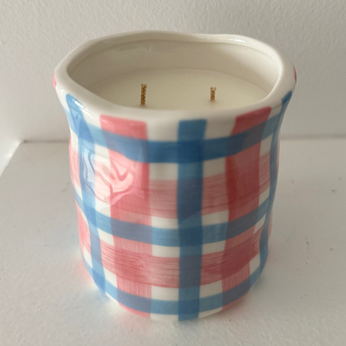 Large Candle- Lover  Peony Suede