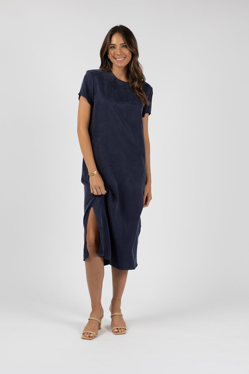 MILANO TEE DRESS Navy /Humidity Lifestyle