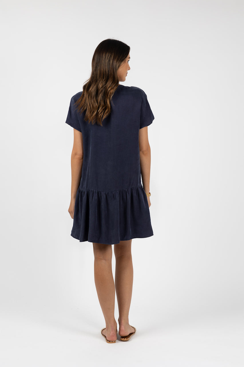 MILANO SHIFT DRESS  Navy  Humidity Lifestyle