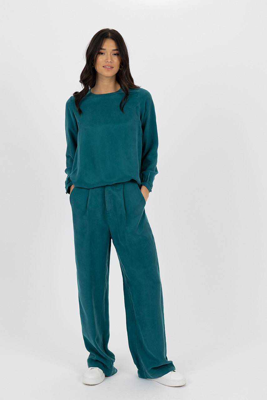 Humidity Lifestyle SARA BLOUSE Teal