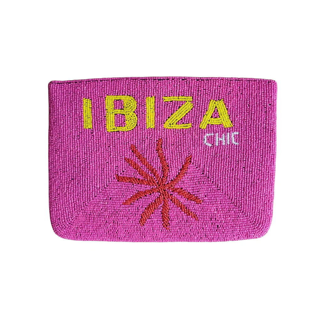 Ibiza Chic Beaded Clutch