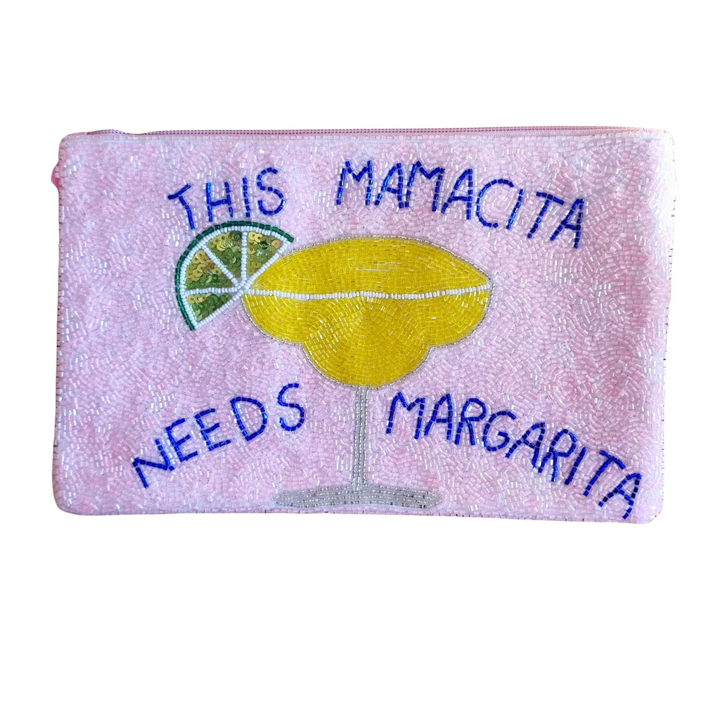 Mamacita Margarita Beaded Clutch