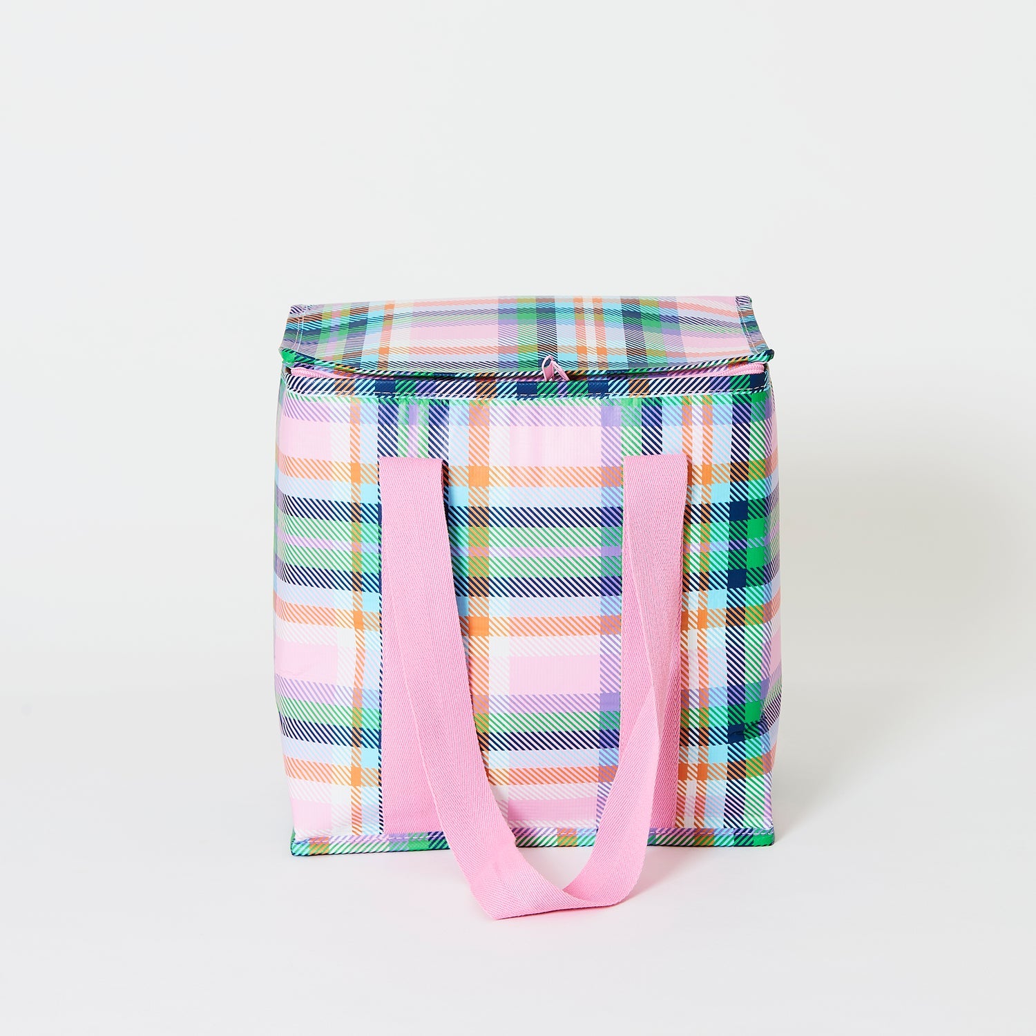 PROJECT TEN Plaid Insulated Tote