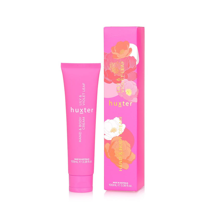 Hand & Body Cream 100ml | Lily & Violet Leaf / Huxter