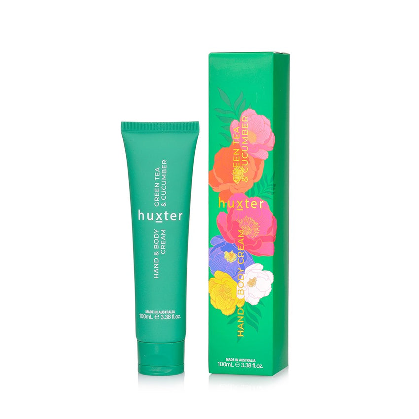 Hand & Body Cream 100ml | Green Tea & Cucumber /Huxter