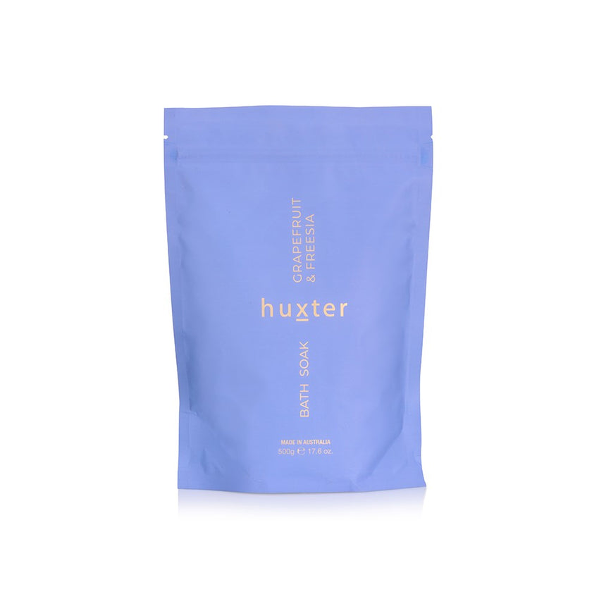 Bath Soak - 500gm | Grapefruit & Freesia / Huxter