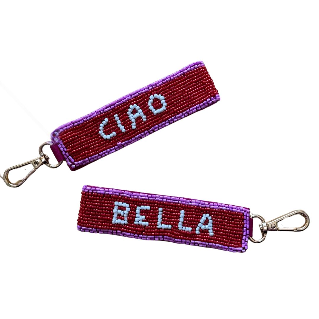 Ciao Bella Beaded Keychain