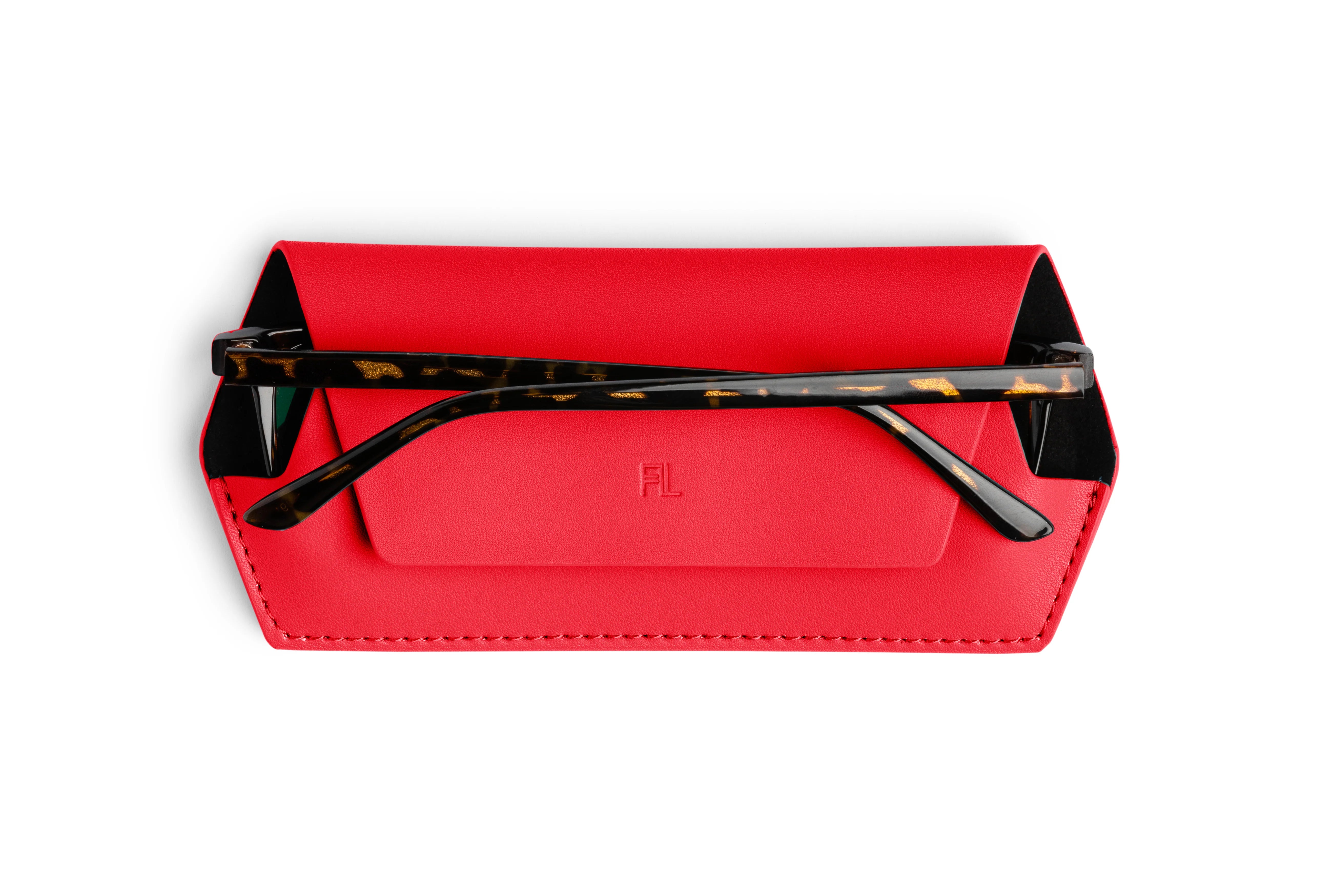 Poppy Red Glasses Case