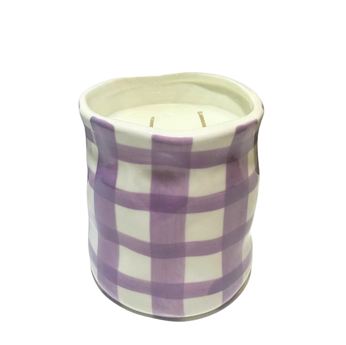 Noss & Co - Large Candle Lime Heart Iris