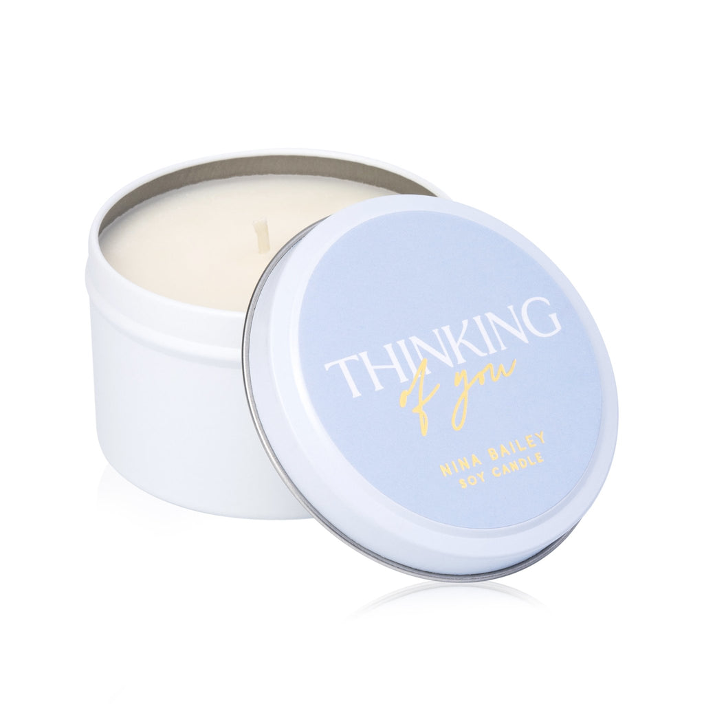 Thinking Of You - Quote Soy Candle  / Lychee Peony