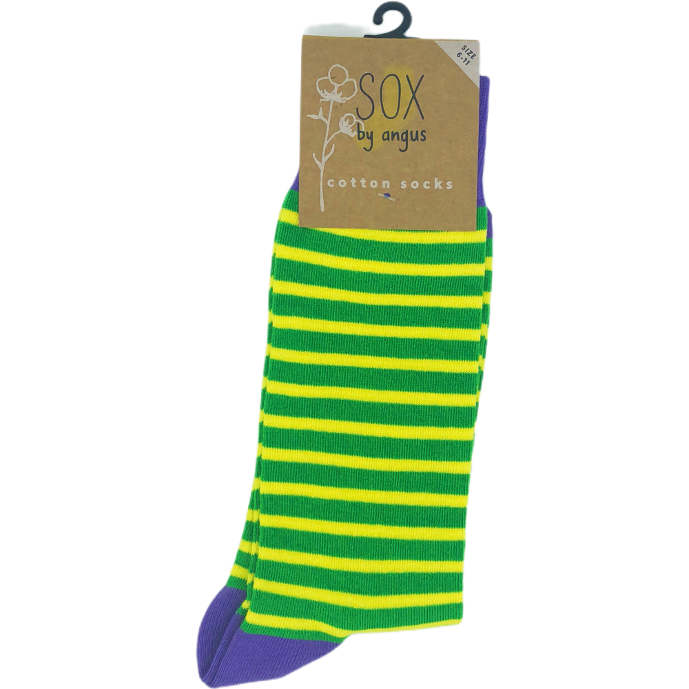 Green Stripes Socks