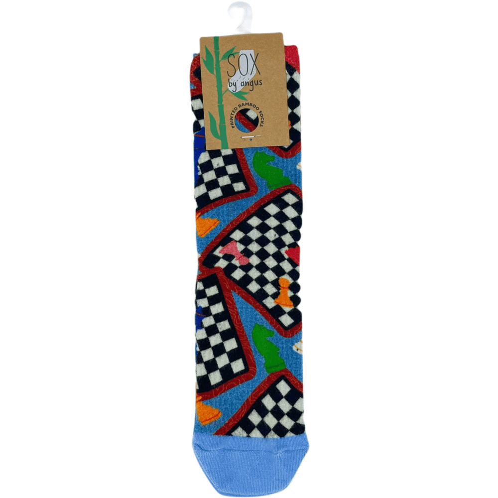 Chess Mess Socks - Digital Printed Bamboo Novelty Socks