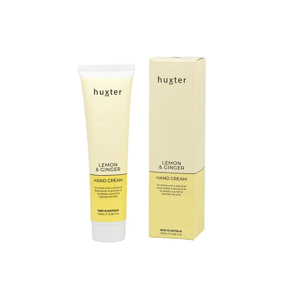 Hand Cream - Pale Yellow 100ml - Lemon & Ginger