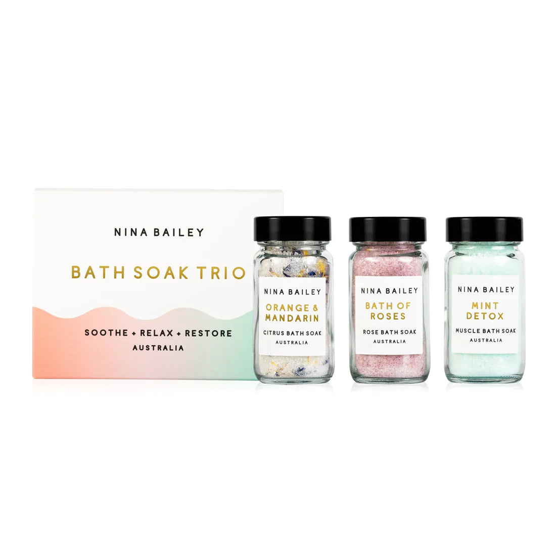 N I N A B A I L E Y  BATH SOAK TRIO